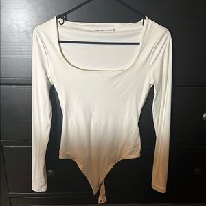 White Long Sleeve Bodysuit